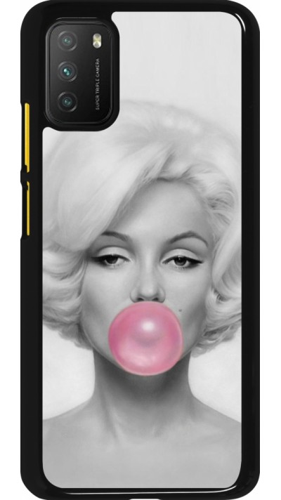 Xiaomi Poco M3 Case Hülle - Marilyn Bubble