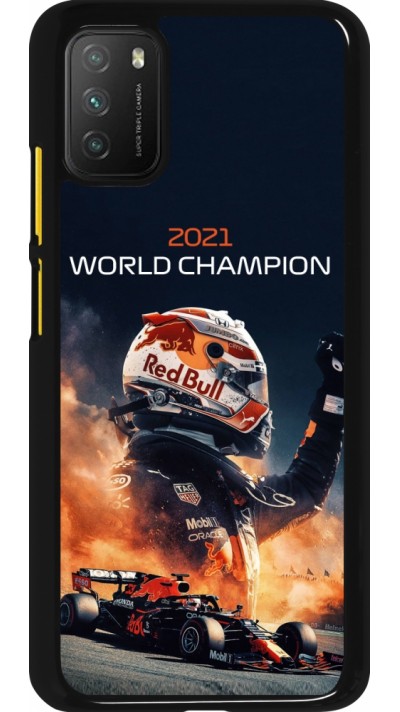 Coque Xiaomi Poco M3 - Max Verstappen 2021 World Champion