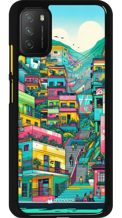 Xiaomi Poco M3 Case Hülle - Medellin Comuna 13 Kunst