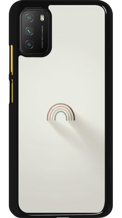 Xiaomi Poco M3 Case Hülle - Mini Regenbogen Minimal