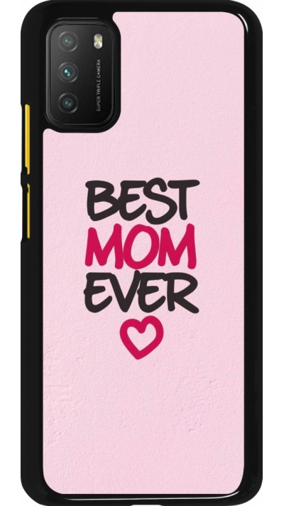 Xiaomi Poco M3 Case Hülle - Mom 2023 best Mom ever pink