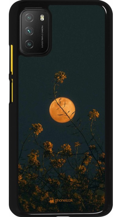 Xiaomi Poco M3 Case Hülle - Moon Flowers