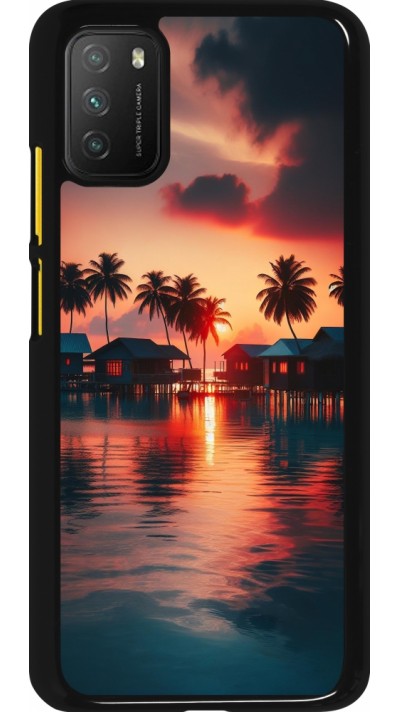 Xiaomi Poco M3 Case Hülle - Paradies Malediven