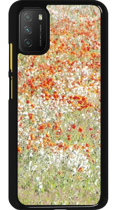 Coque Xiaomi Poco M3 - Petites fleurs peinture