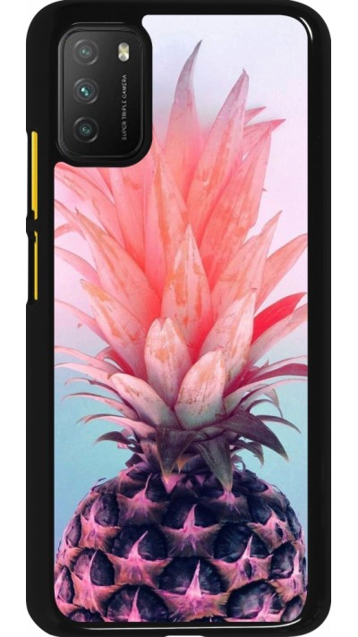 Xiaomi Poco M3 Case Hülle - Purple Pink Pineapple