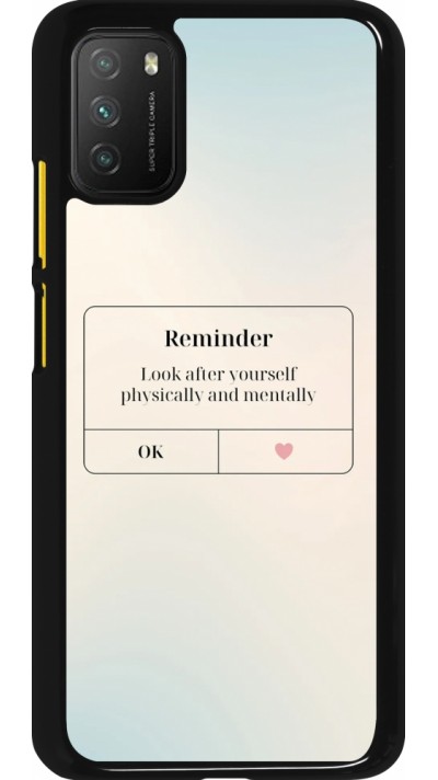 Coque Xiaomi Poco M3 - Reminder Look after yourself