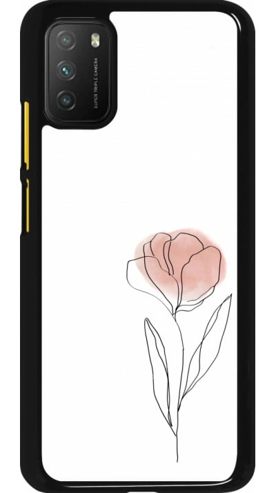 Coque Xiaomi Poco M3 - Spring 23 minimalist flower
