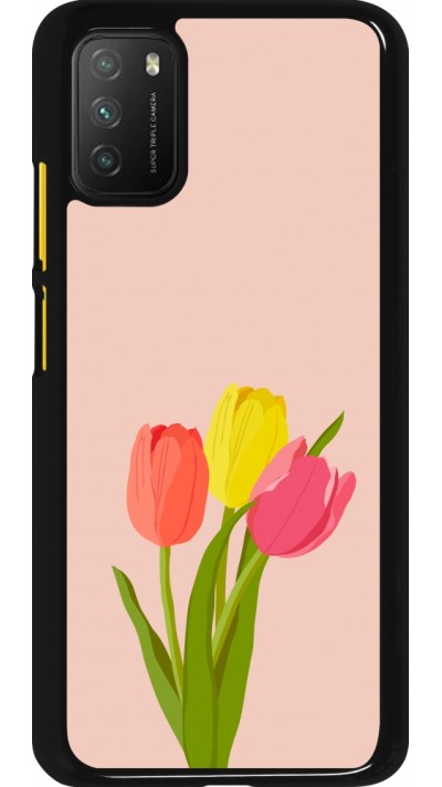 Coque Xiaomi Poco M3 - Spring 23 tulip trio