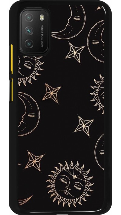 Xiaomi Poco M3 Case Hülle - Suns and Moons