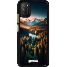 Coque Xiaomi Poco M3 - Sunset Forest Lake