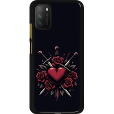 Coque Xiaomi Poco M3 - Valentine 2024 gothic love