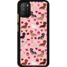 Xiaomi Poco M3 Case Hülle - Valentine 2024 puppy love