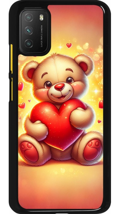 Coque Xiaomi Poco M3 - Valentine 2024 Teddy love