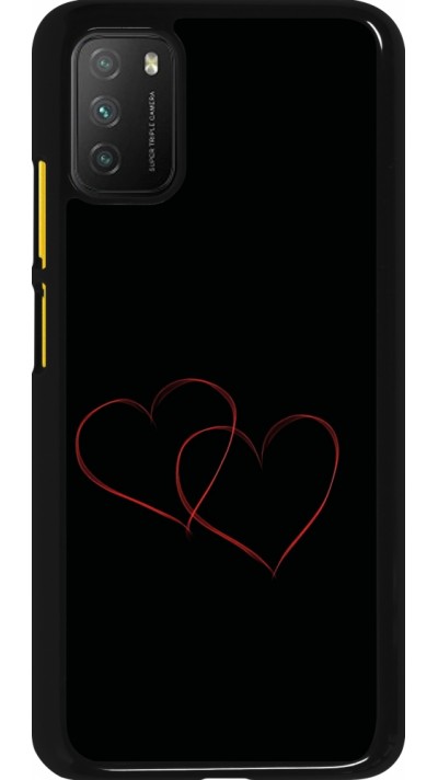 Coque Xiaomi Poco M3 - Valentine 2023 attached heart