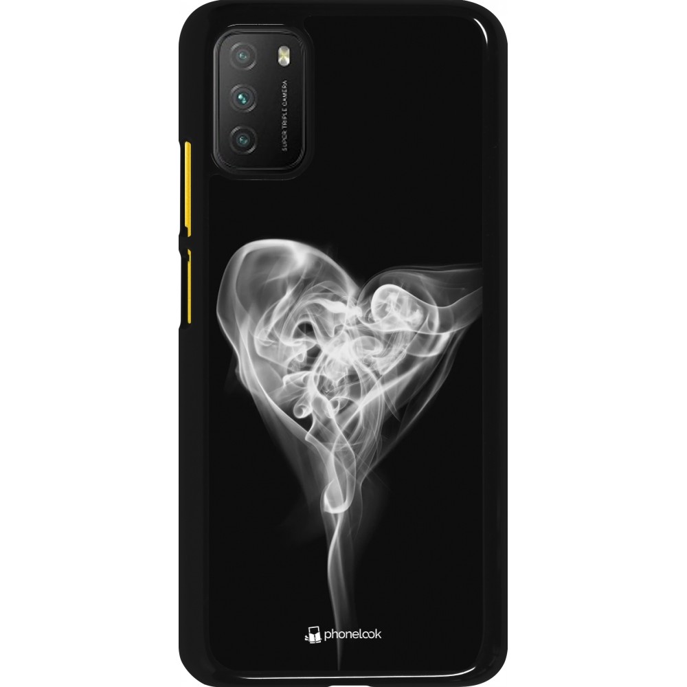 Coque Xiaomi Poco M3 - Valentine 2022 Black Smoke