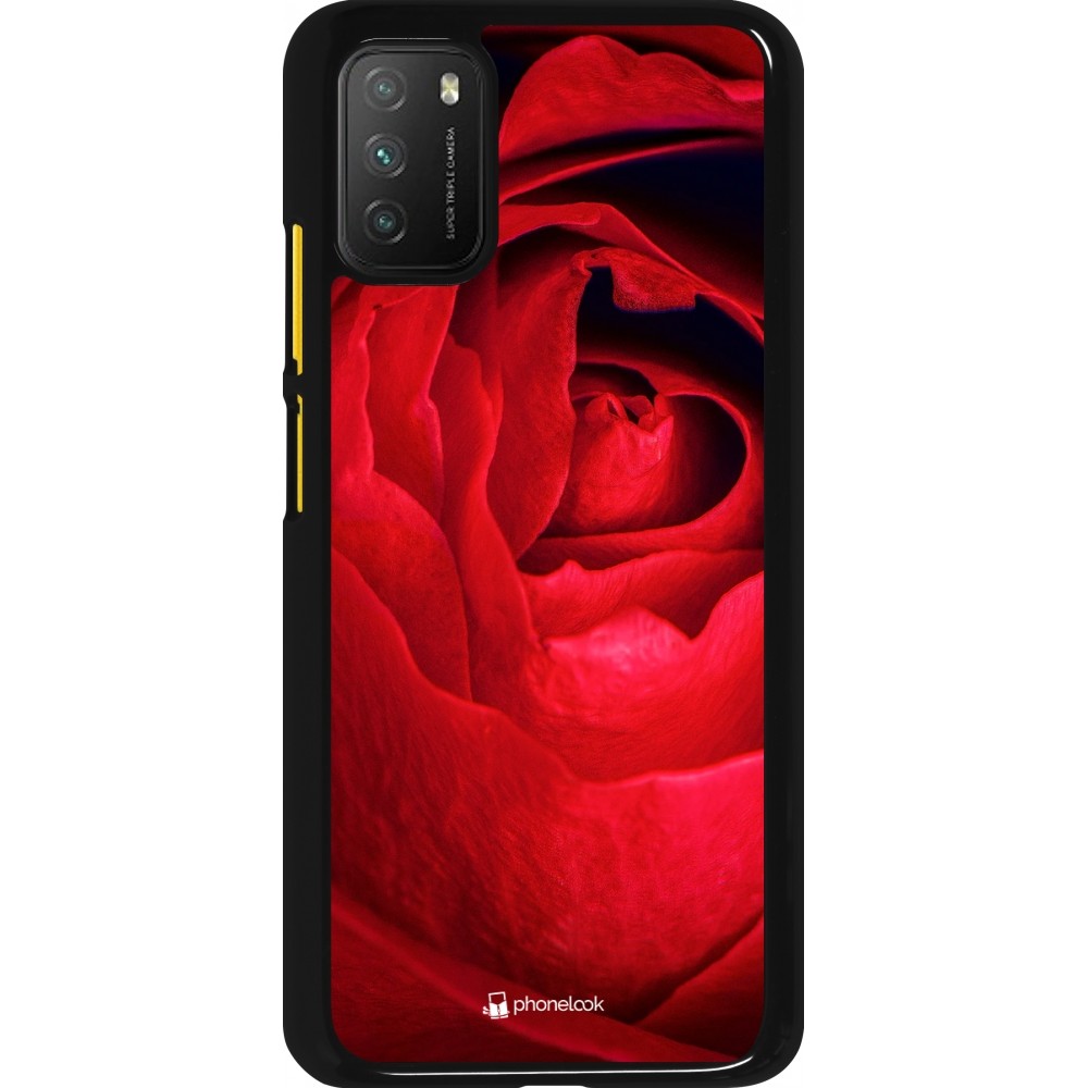 Xiaomi Poco M3 Case Hülle - Valentine 2022 Rose