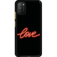 Coque Xiaomi Poco M3 - Valentine 2023 neon love