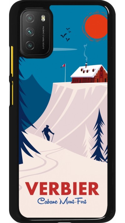 Xiaomi Poco M3 Case Hülle - Verbier Cabane Mont-Fort