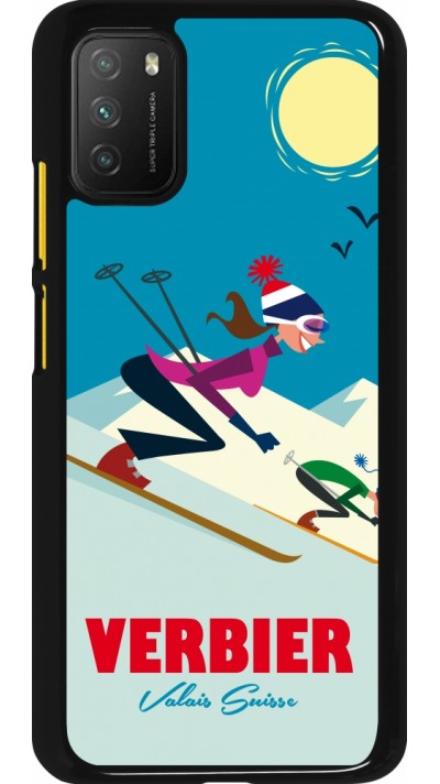 Coque Xiaomi Poco M3 - Verbier Ski Downhill