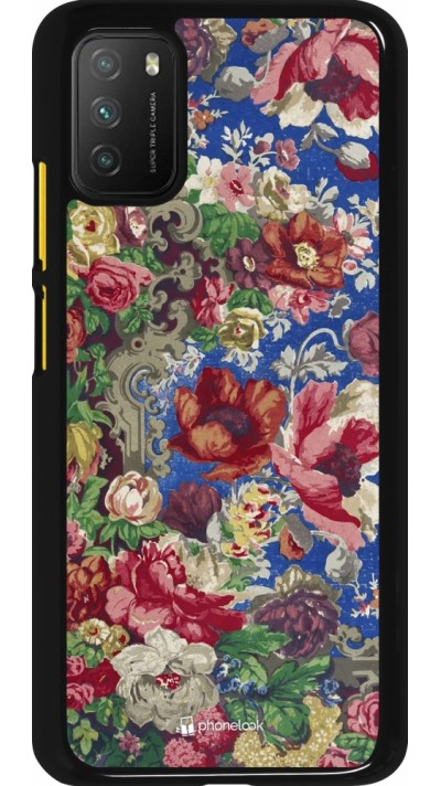 Coque Xiaomi Poco M3 - Vintage Art Flowers