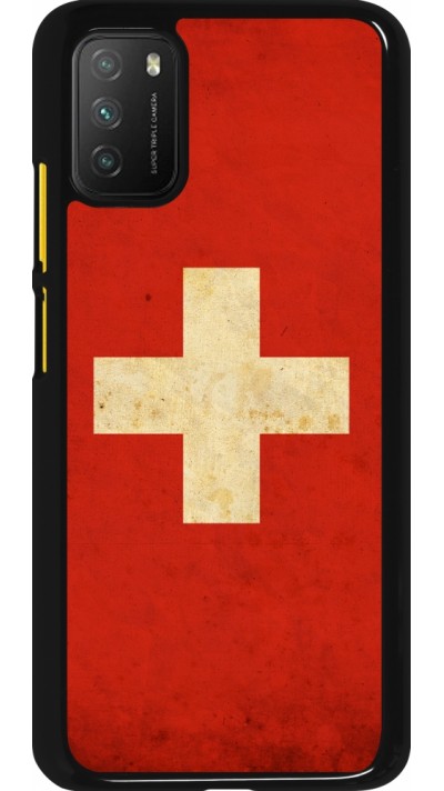 Coque Xiaomi Poco M3 - Vintage Flag SWISS