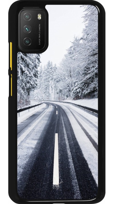 Coque Xiaomi Poco M3 - Winter 22 Snowy Road