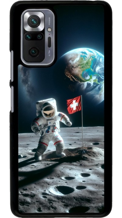 Xiaomi Redmi Note 10 Pro Case Hülle - Astro Schweiz auf dem Mond