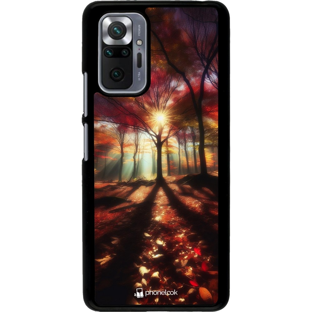 Coque Xiaomi Redmi Note 10 Pro - Automne doré glare