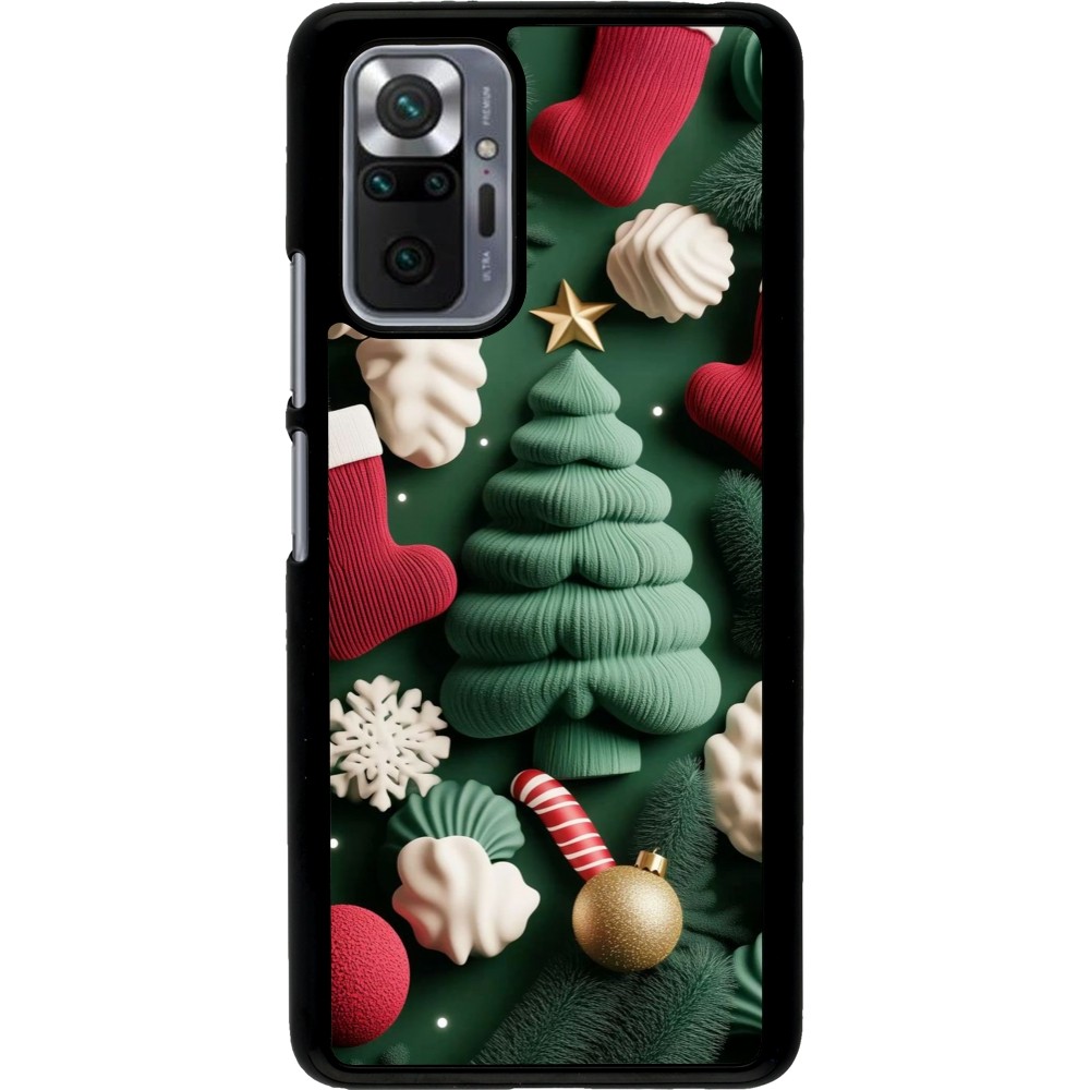 Xiaomi Redmi Note 10 Pro Case Hülle - Christmas 25 Christmas textiles