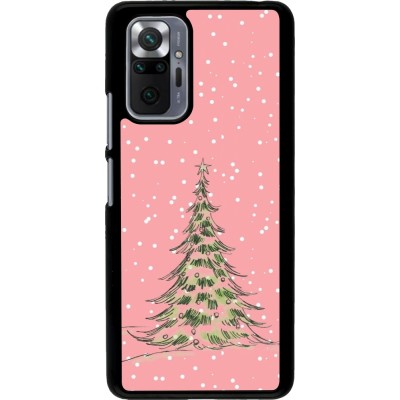 Xiaomi Redmi Note 10 Pro Case Hülle - Christmas 25 Pink Tree