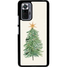 Xiaomi Redmi Note 10 Pro Case Hülle - Christmas 25 Sketch Tree