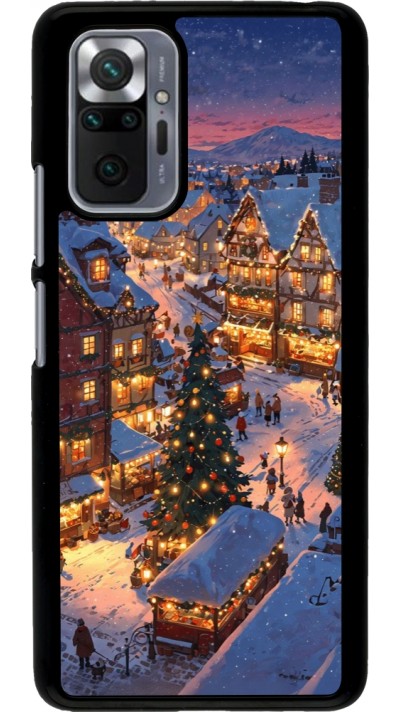 Xiaomi Redmi Note 10 Pro Case Hülle - Christmas 25 Xmas Village