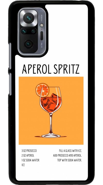 Coque Xiaomi Redmi Note 10 Pro - Cocktail recette Aperol Spritz
