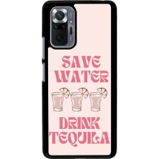 Xiaomi Redmi Note 10 Pro Case Hülle - Cocktail Save Water Drink Tequila