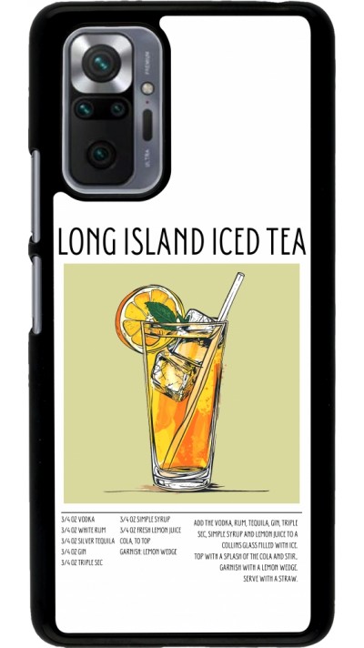 Coque Xiaomi Redmi Note 10 Pro - Cocktail recette Long Island Ice Tea