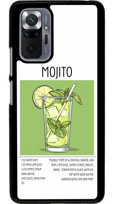 Xiaomi Redmi Note 10 Pro Case Hülle - Cocktail Rezept Mojito