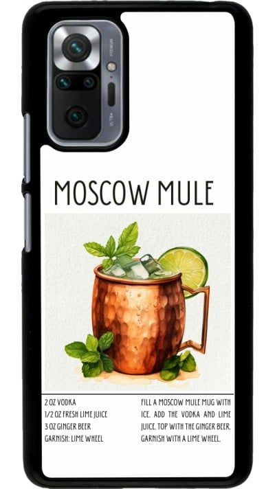 Xiaomi Redmi Note 10 Pro Case Hülle - Cocktail Rezept Moscow Mule