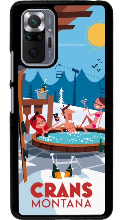Coque Xiaomi Redmi Note 10 Pro - Crans-Montana Mountain Jacuzzi