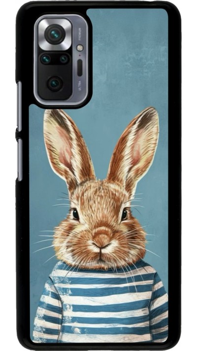 Coque Xiaomi Redmi Note 10 Pro - Easter 2026 Rabbit navy