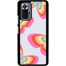 Xiaomi Redmi Note 10 Pro Case Hülle - Easter 2024 rainbow butterflies