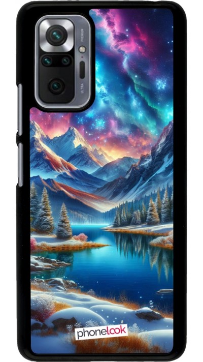 Coque Xiaomi Redmi Note 10 Pro - Fantasy Mountain Lake Sky Stars