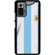 Coque Xiaomi Redmi Note 10 Pro - Maillot de football Argentine 2022 personnalisable