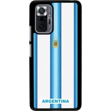 Coque Xiaomi Redmi Note 10 Pro - Maillot de football Argentine 2026 personnalisable