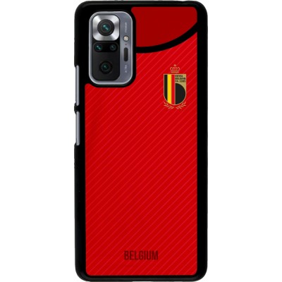 Xiaomi Redmi Note 10 Pro Case Hülle - Belgien 2022 personalisierbares Fußballtrikot
