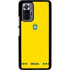 Coque Xiaomi Redmi Note 10 Pro - Maillot de football Bresil 2026 personnalisable