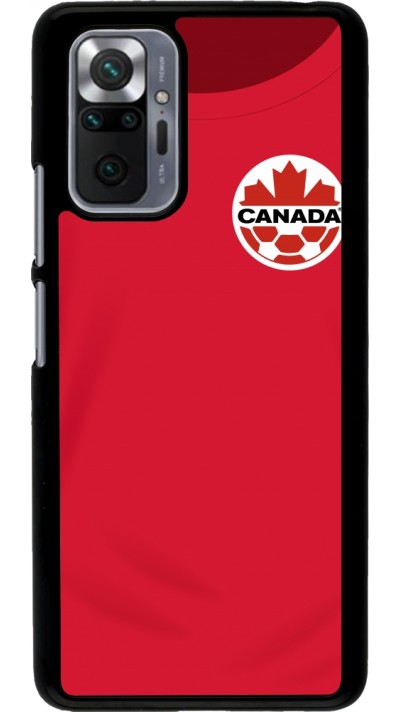Xiaomi Redmi Note 10 Pro Case Hülle - Kanada 2022 personalisierbares Fussballtrikot