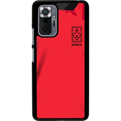 Xiaomi Redmi Note 10 Pro Case Hülle - Südkorea 2022 personalisierbares Fussballtrikot