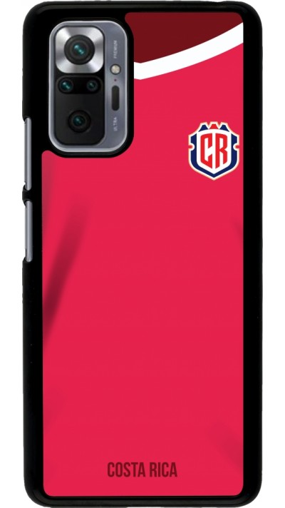 Coque Xiaomi Redmi Note 10 Pro - Maillot de football Costa Rica 2022 personnalisable