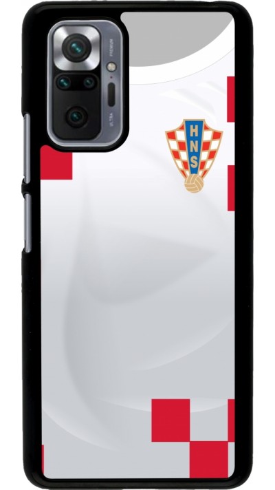 Coque Xiaomi Redmi Note 10 Pro - Maillot de football Croatie 2022 personnalisable