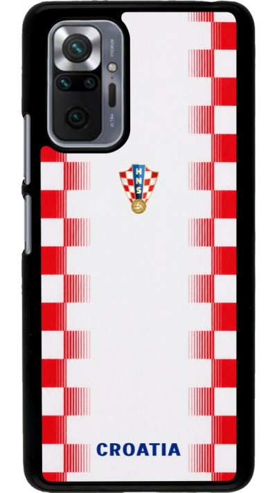 Xiaomi Redmi Note 10 Pro Case Hülle - Kroatien 2026 personalisierbares Fussballtrikot